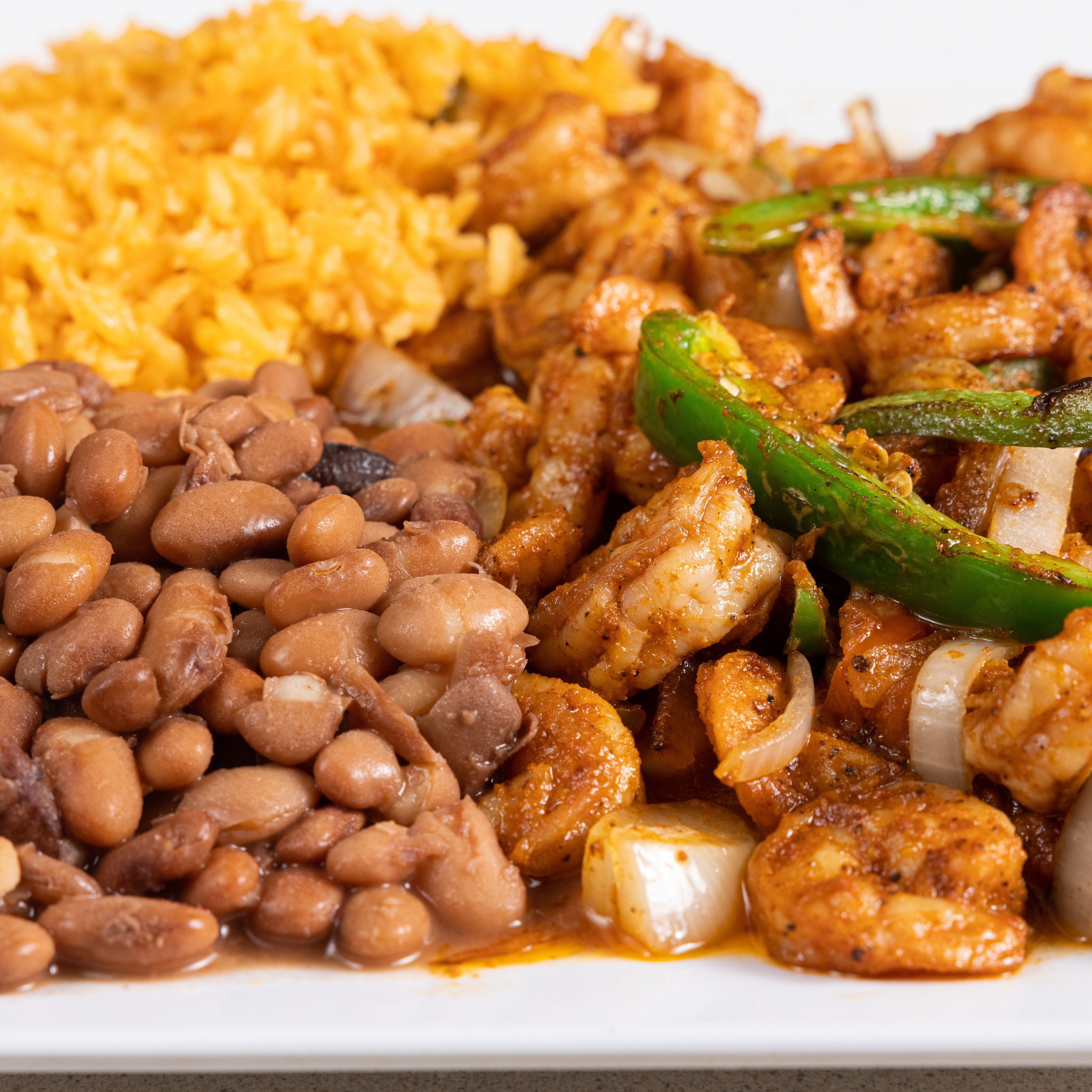 Shrimp a la Mexicana.