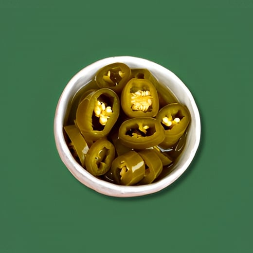 Side Pickled Jalapenos.