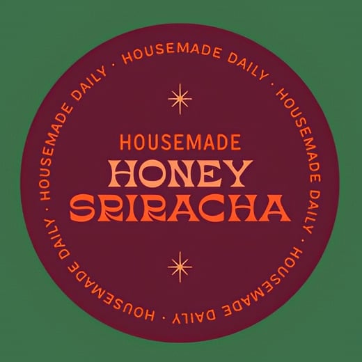 Side Honey Sriracha Sauce.