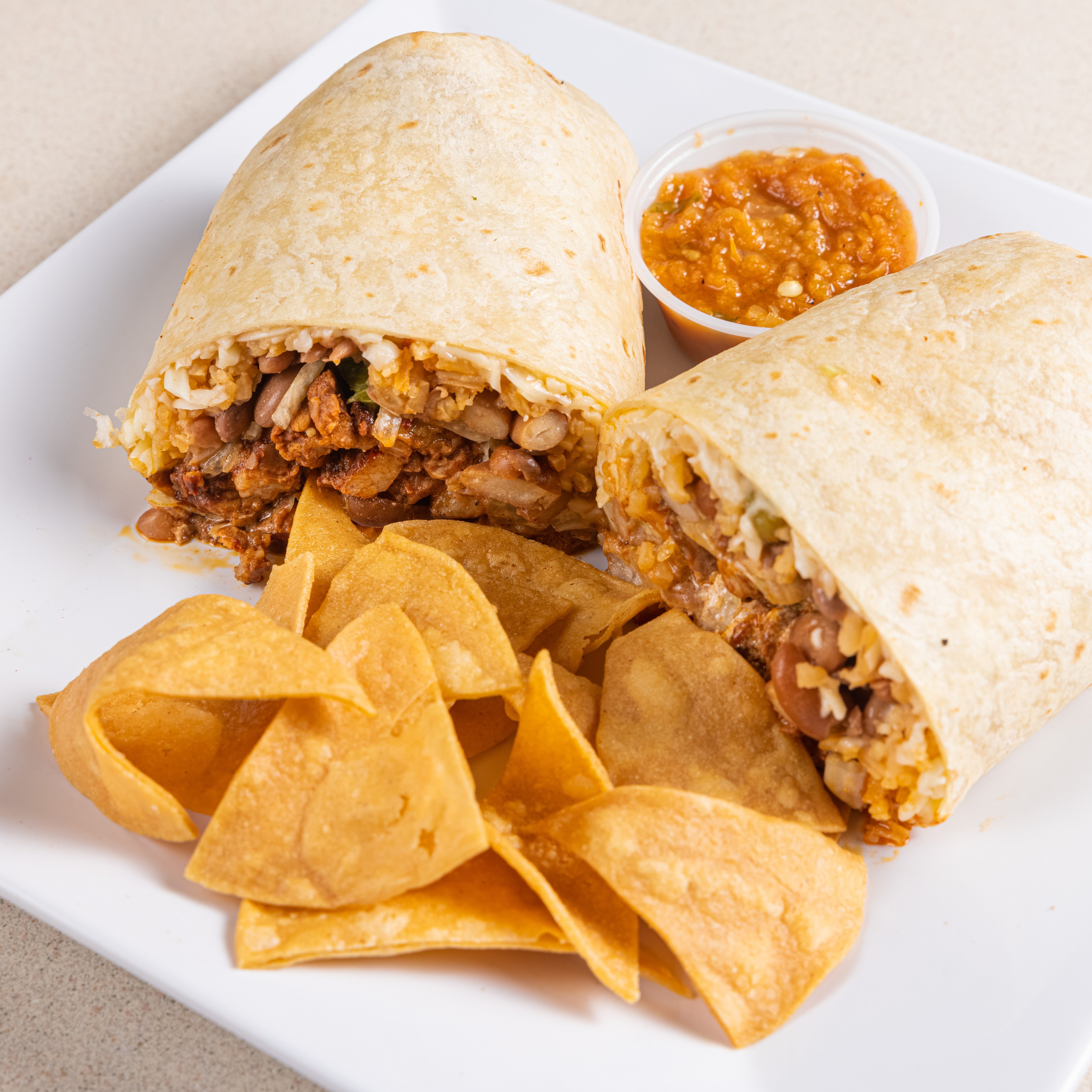 Chorizo Burrito.