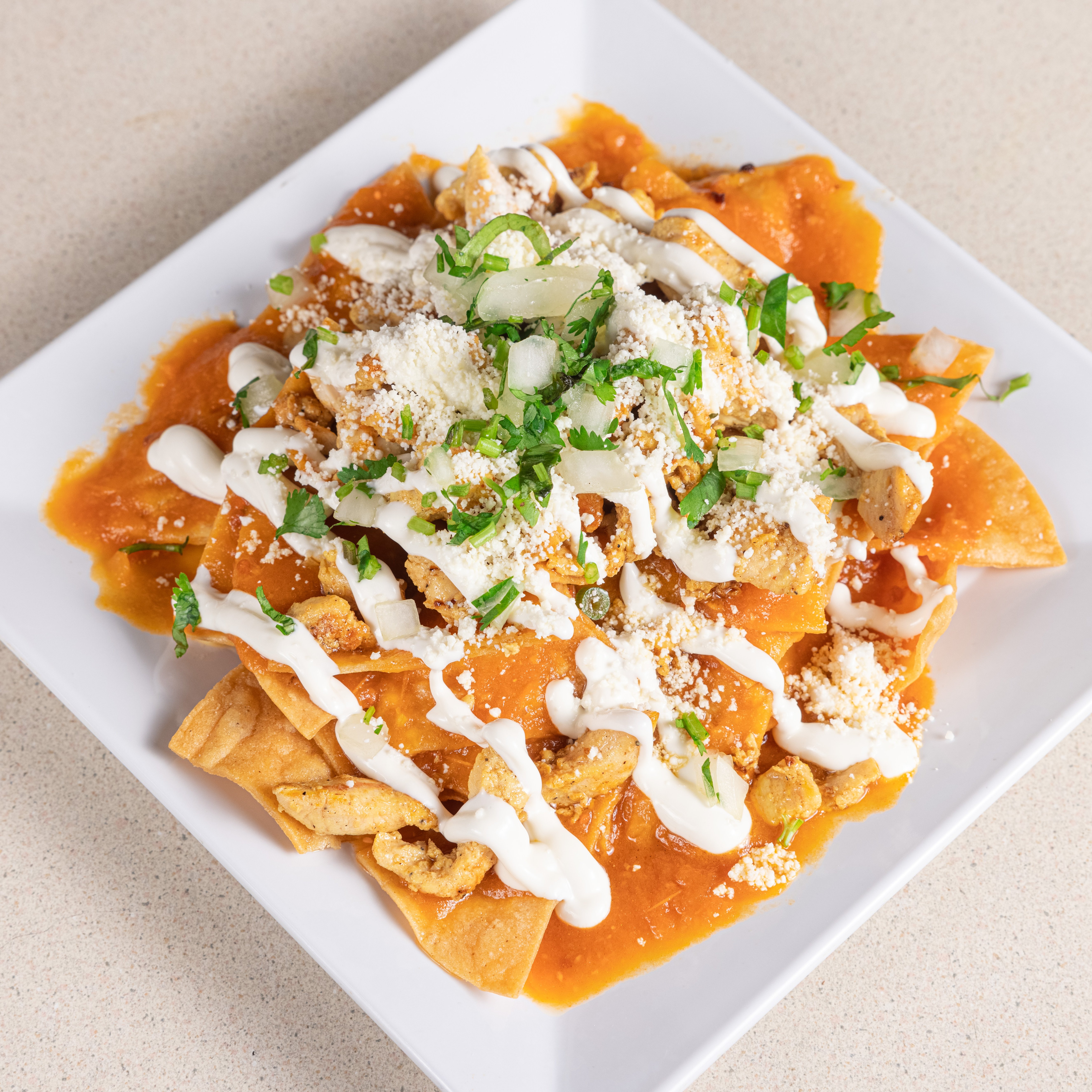 Al Pastor Chilaquiles.
