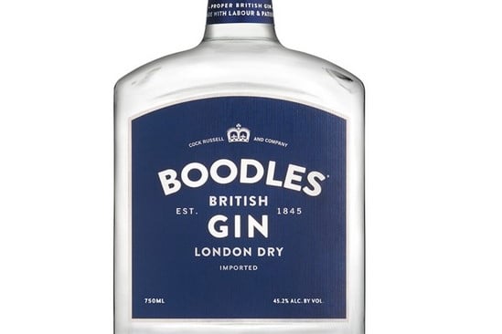 Boodles, 750mL Gin (40% ABV)
