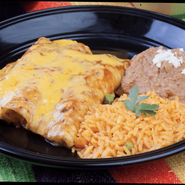Enchiladas Plate.