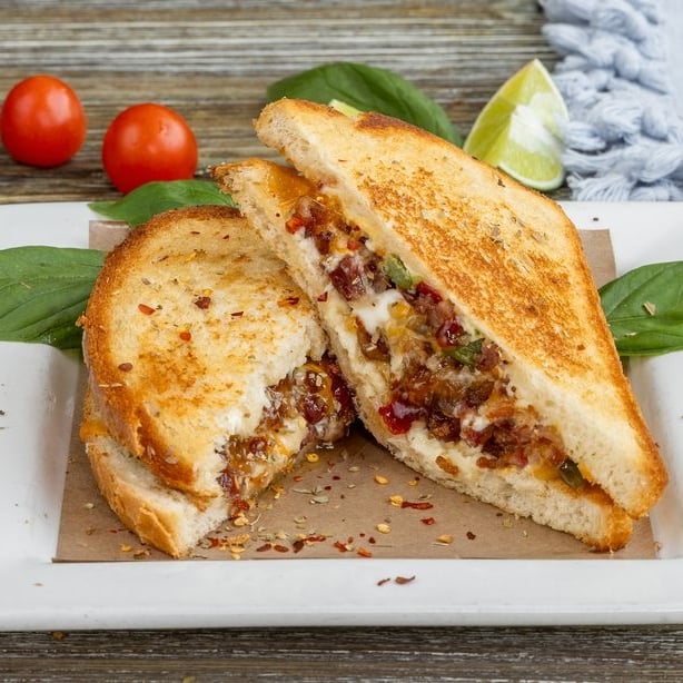 Bacon Jalapeño Popper Grilled Cheese.