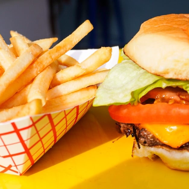 Single Smash Burger Meal.