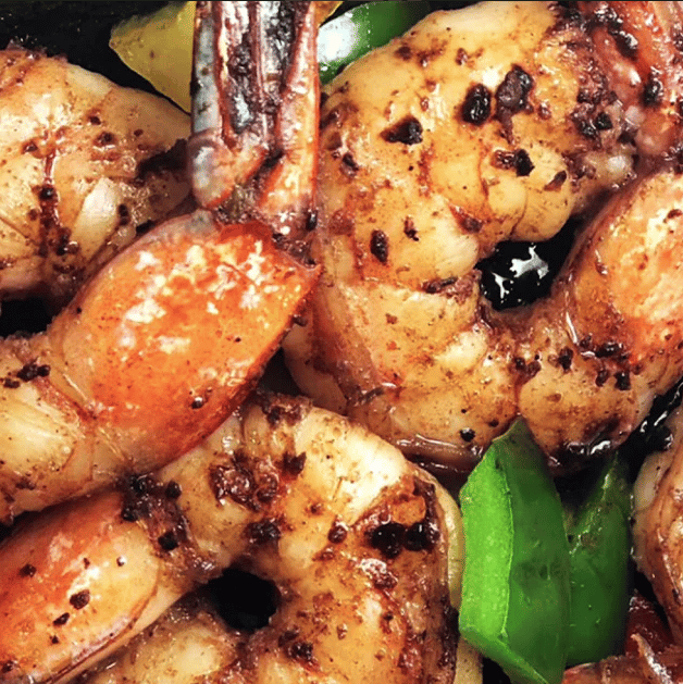 Jerk Shrimp Dinner.
