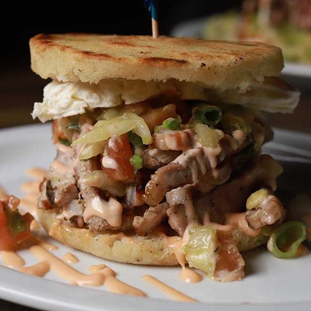 Arepa Rellena Puerco.