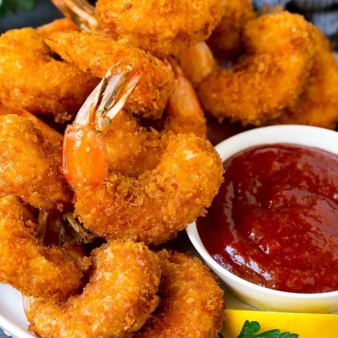 Fried Shrimp Tray.