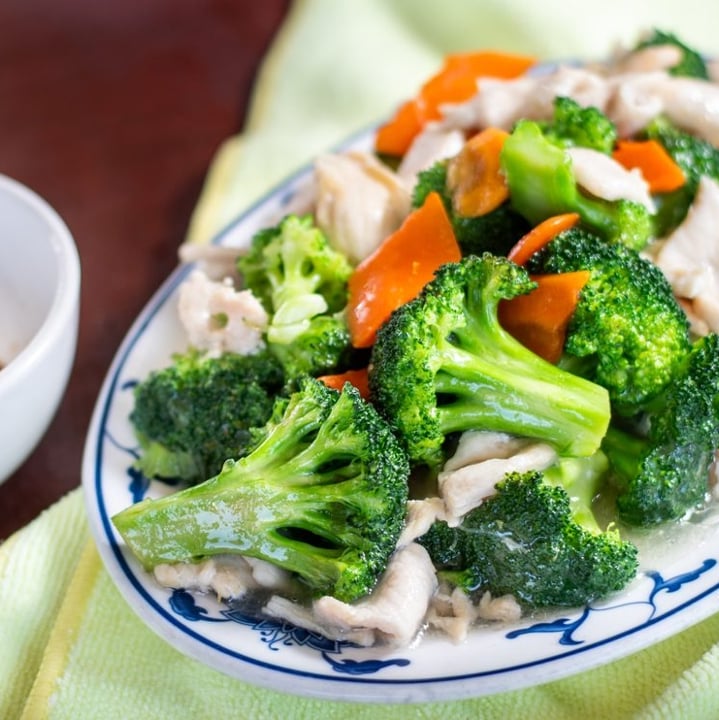 Chicken with Assorted Greens (L).