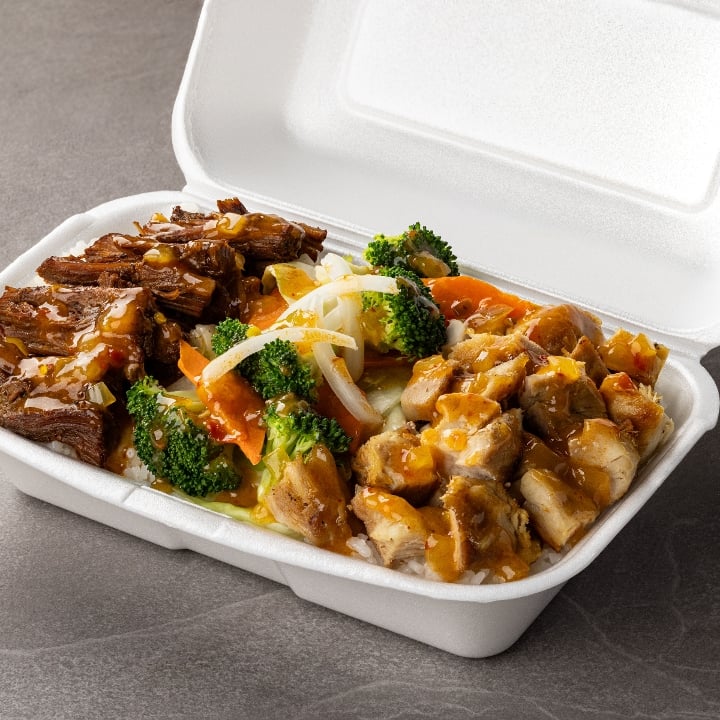 #6 Combo Beef & Chicken Curry.