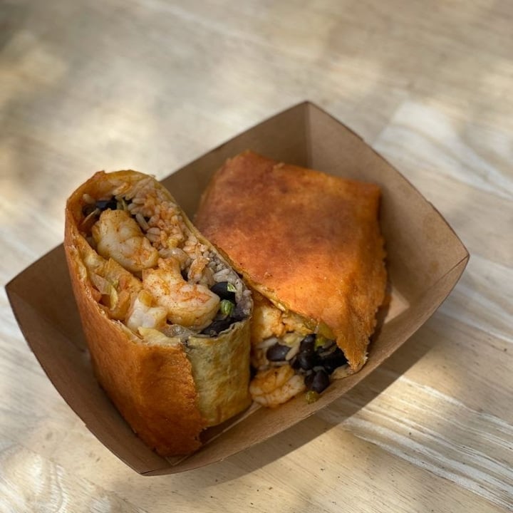 Gobernador Jumbo Shrimp Burrito.