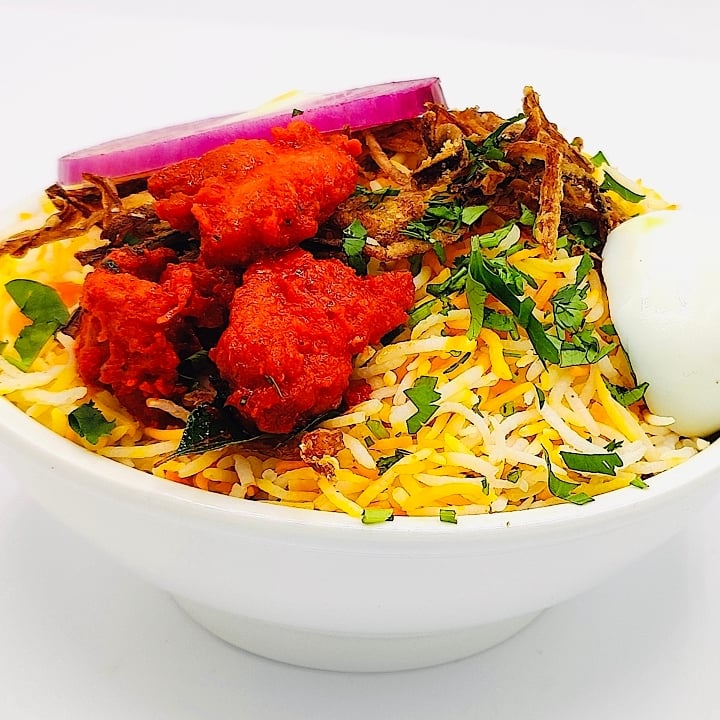 Hyderabadi Chicken 65 Biryani