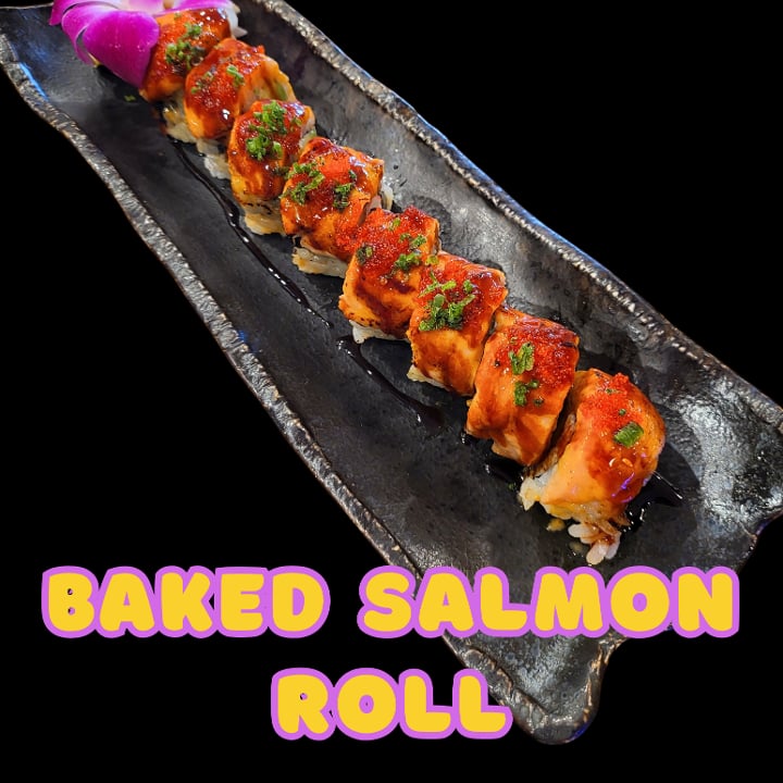 Baked Salmon Roll.