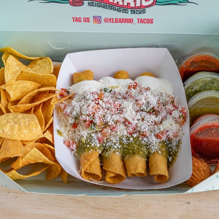 4pc Taquitos Box.