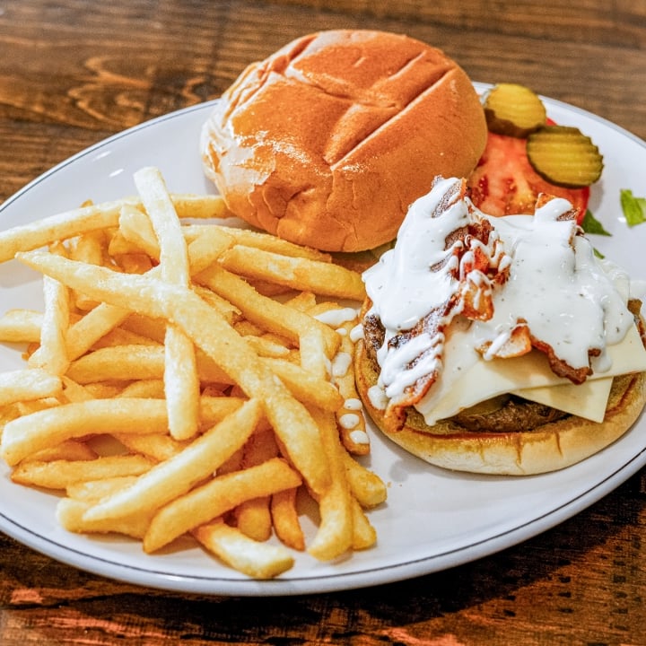 Bacon, Jalapeno and Ranch Burger.