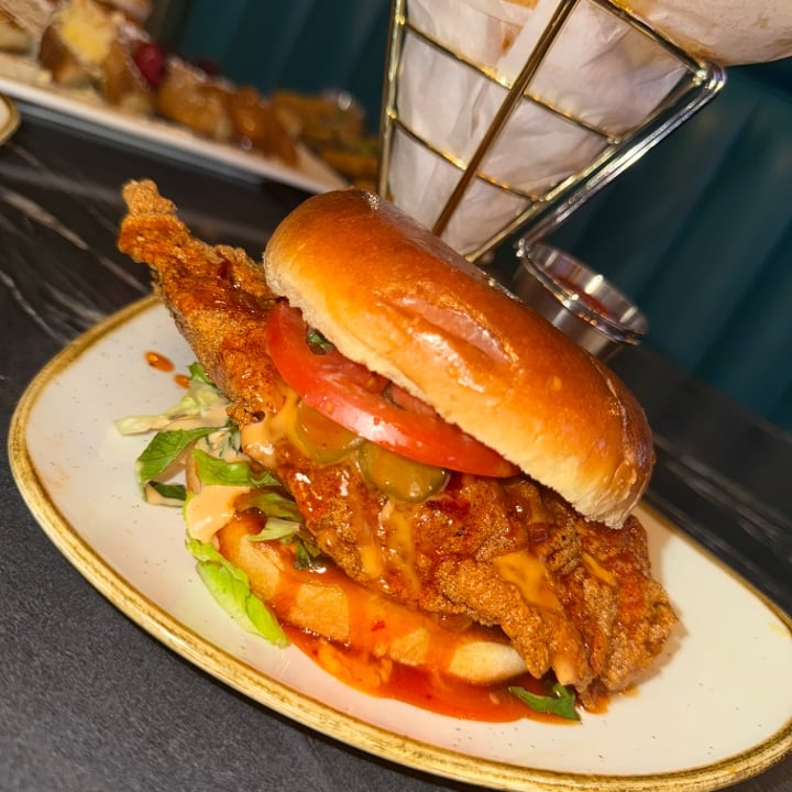 HOT HONEY CATFISH SANDWICH.