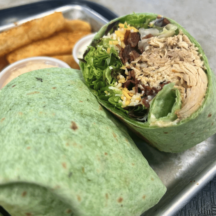 Toasted Chicken Bacon Ranch Wrap.