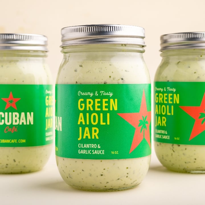 GREEN AIOLI JAR.