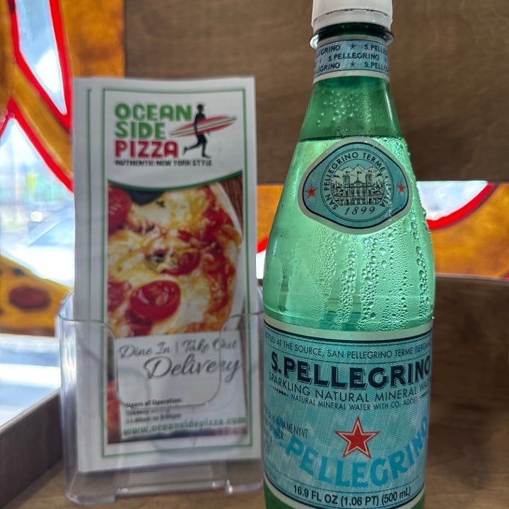 Sparkling Water Pellegrino.