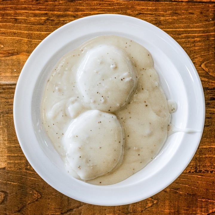 Biscuit and Gravy- Half.