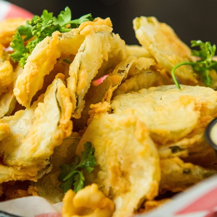 Fried Pickle Chips.