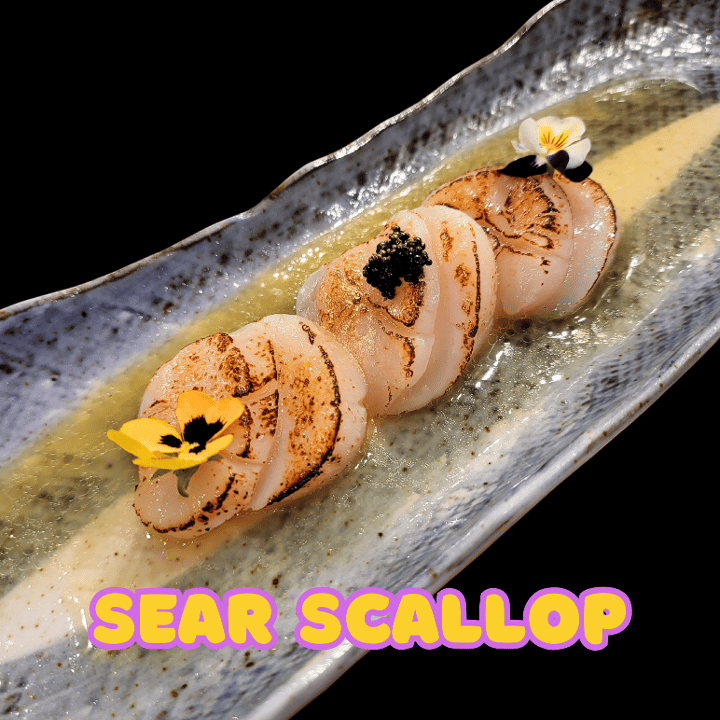 Seared Scallop.