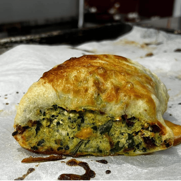 Homemade Spinach Knish