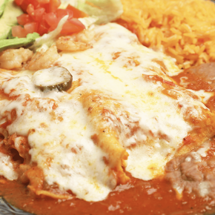 Shrimp Enchiladas.