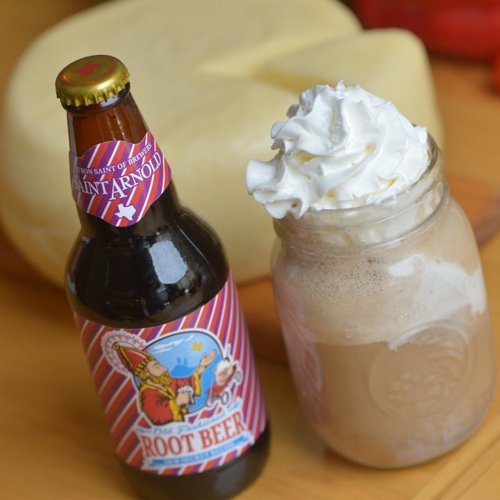 Root Beer Float W/ Saint Arnold's.