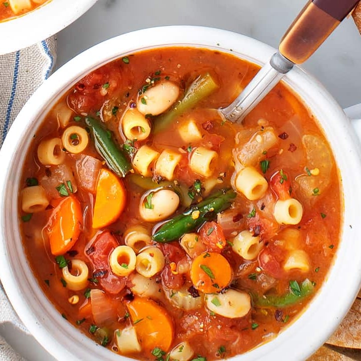 Minestrone (Veggie) Soup.