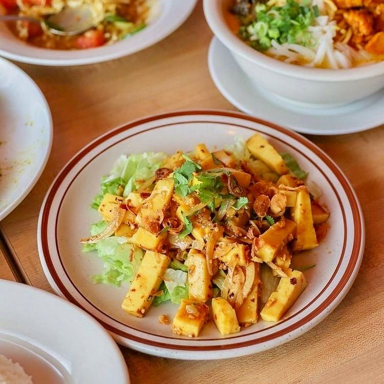 Chickpea Tofu Salad.