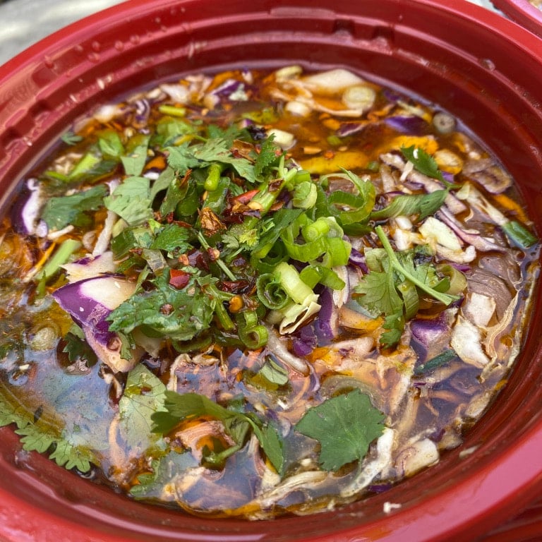 Tingling Cumin Soup Noodle - Tingling Cumin Noodle Soup.