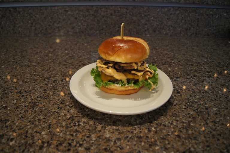 Delicious Swiss Burger and More