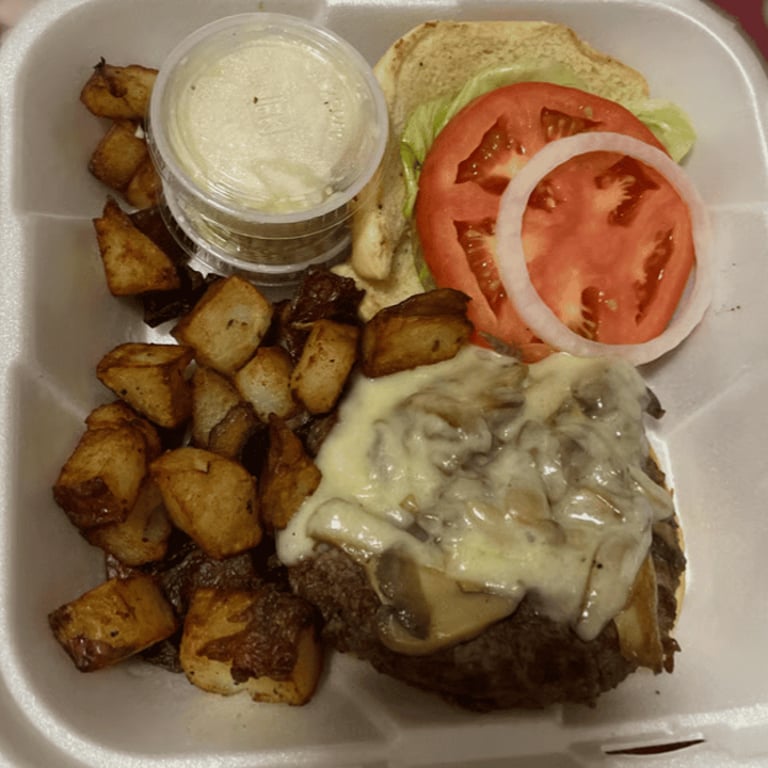 Delicious Swiss Burger and More