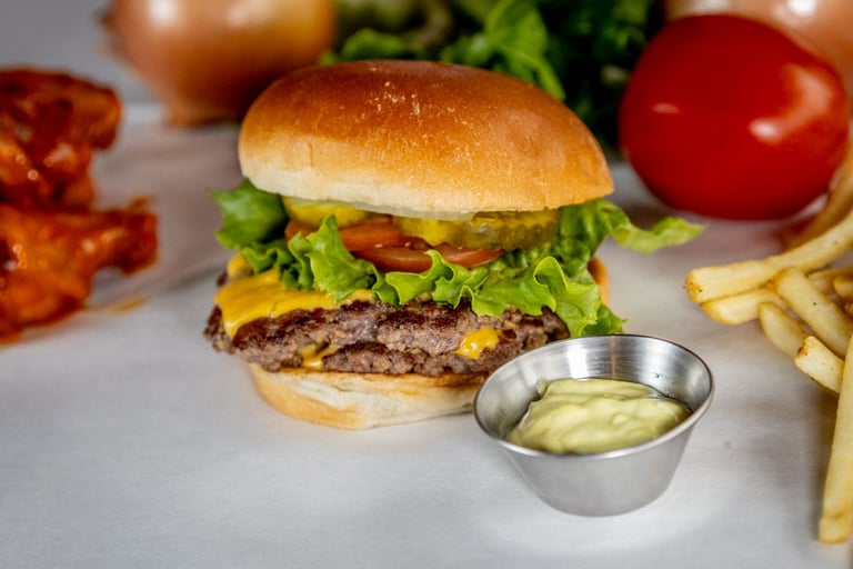 Lunch at Our American Burger Joint