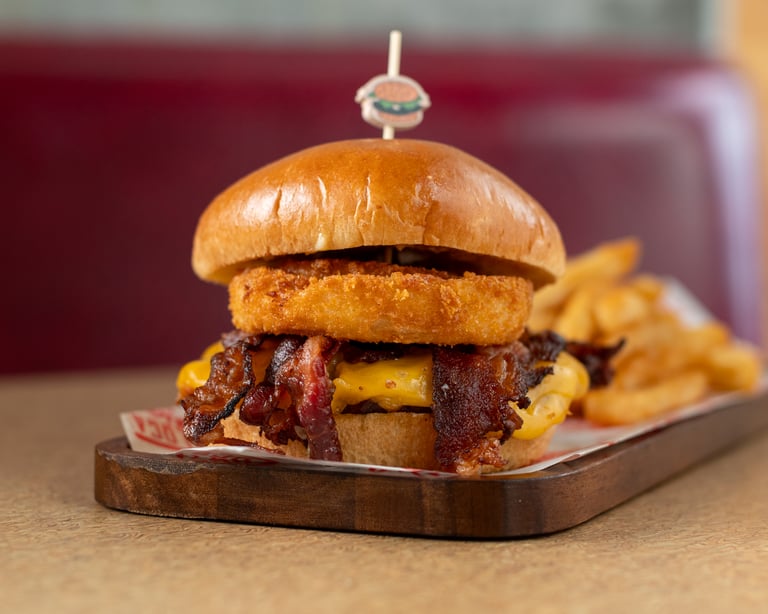 Flame-Grilled Fire Burger and More!