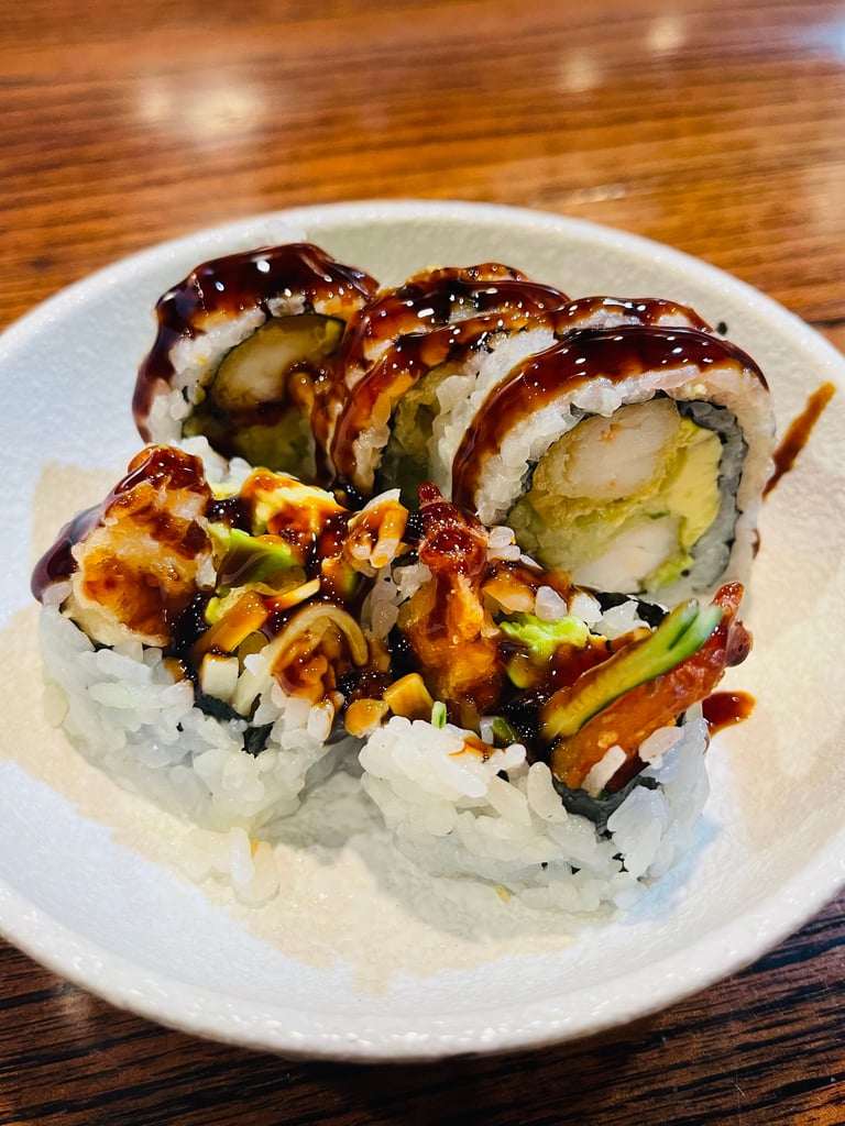 Delicious Spider Roll and Sushi Favorites