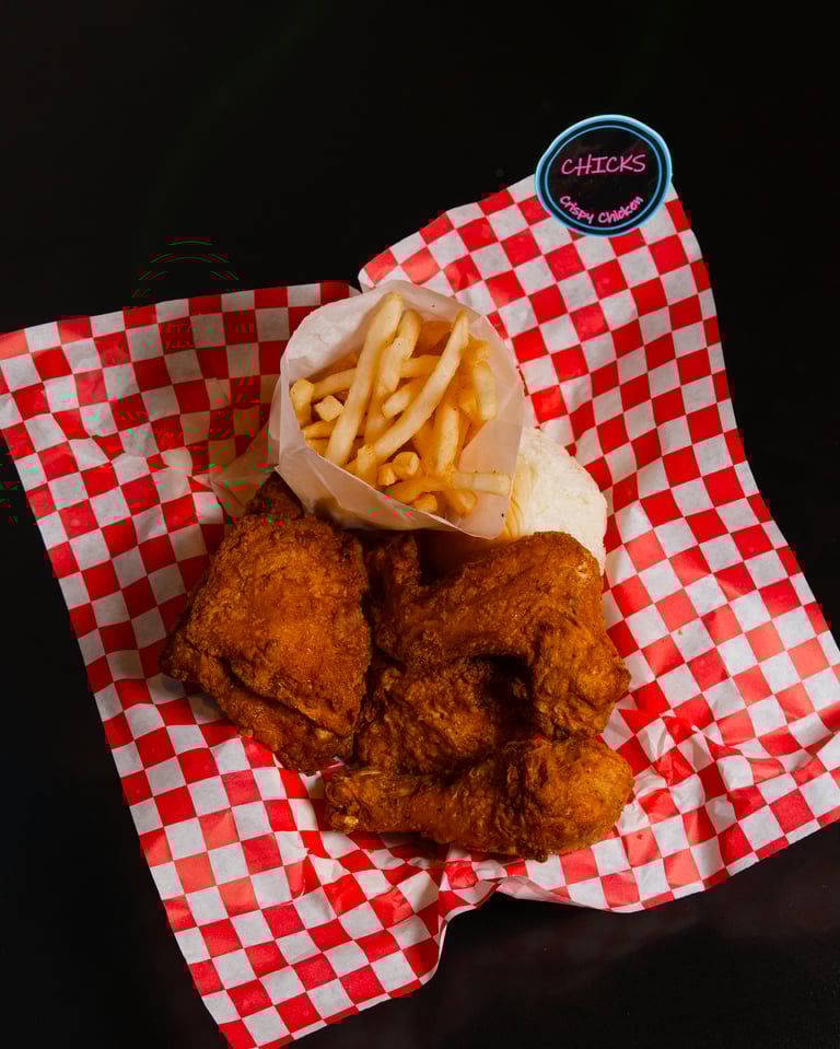 Lunch at Our Southern Fried Chicken Restaurant