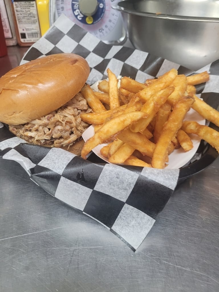 Delicious BBQ Burger and More