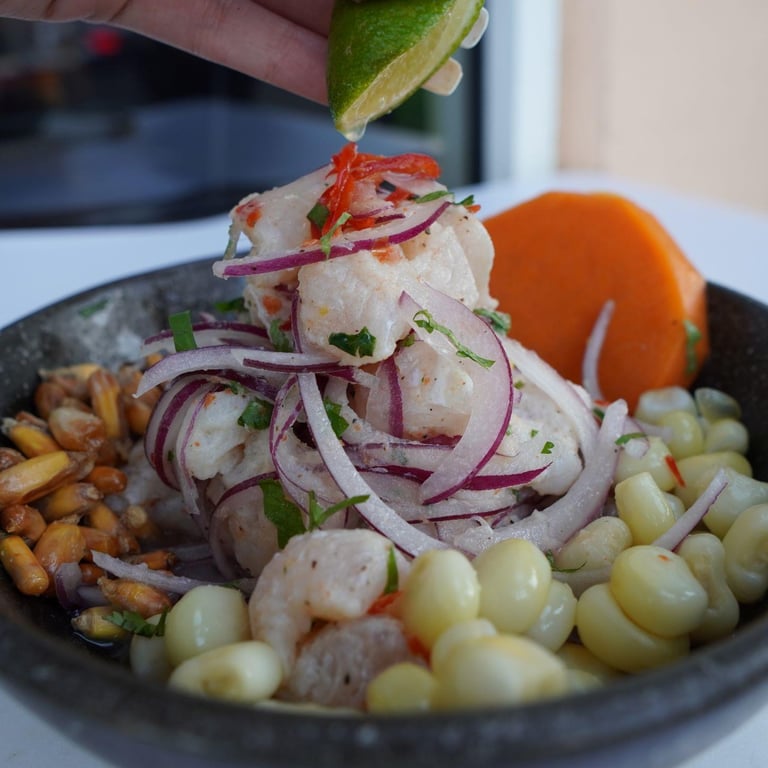 Lunch at our Peruvian Restaurant: Fresh Seafood and More