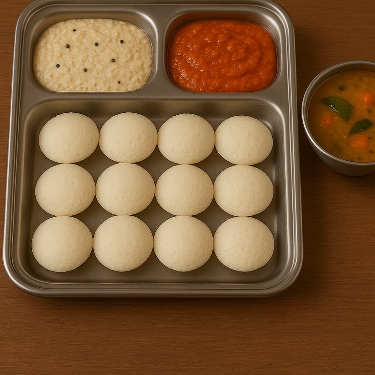 Delicious Idli and More: Indian Vegetarian Delights