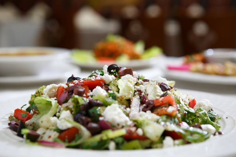 Fresh Greek Salad and More Mediterranean Delights