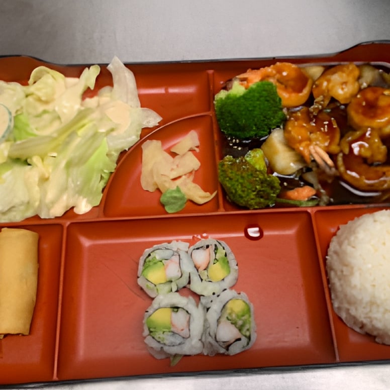 Shrimp Teriyaki Lunch bento.