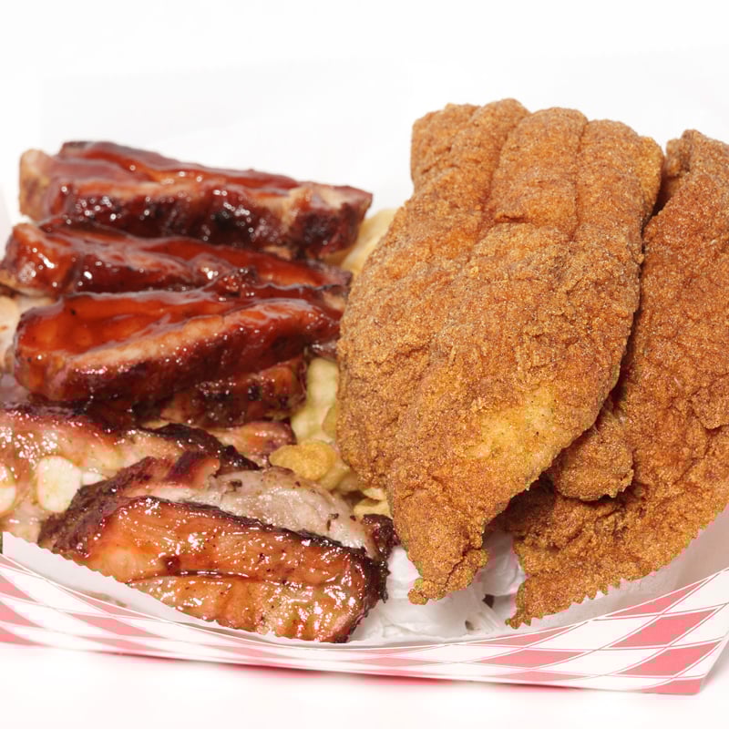 Rib Tip & Catfish.