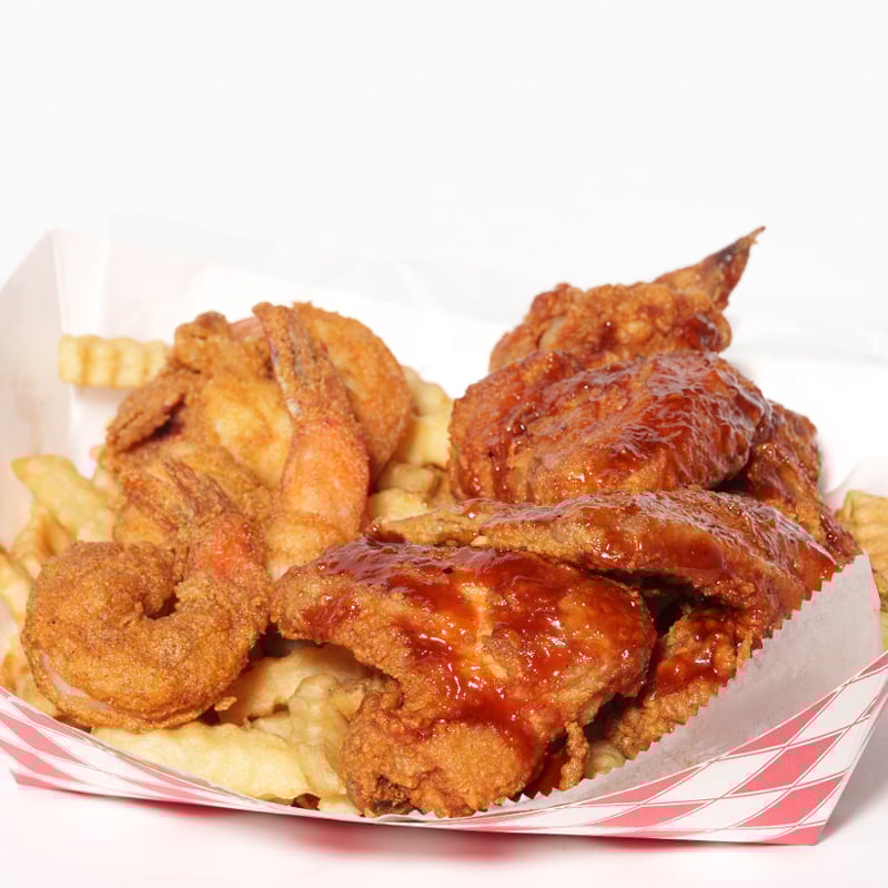 Wings & Shrimp.
