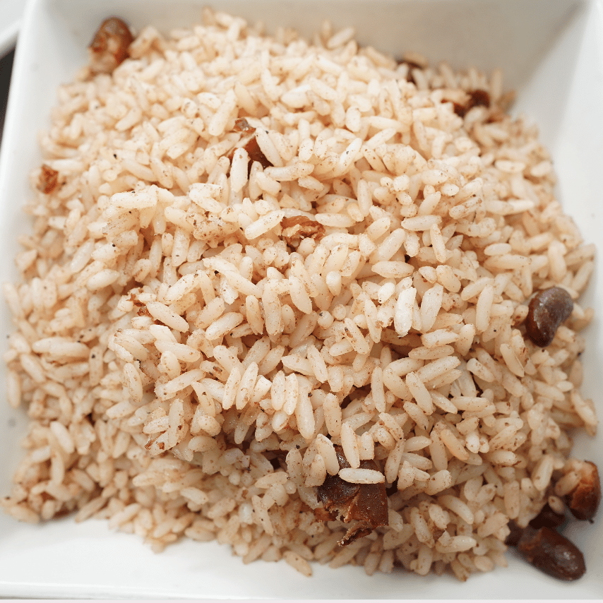 Rice & Peas.