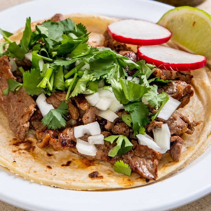 Steak & Onions Taco.