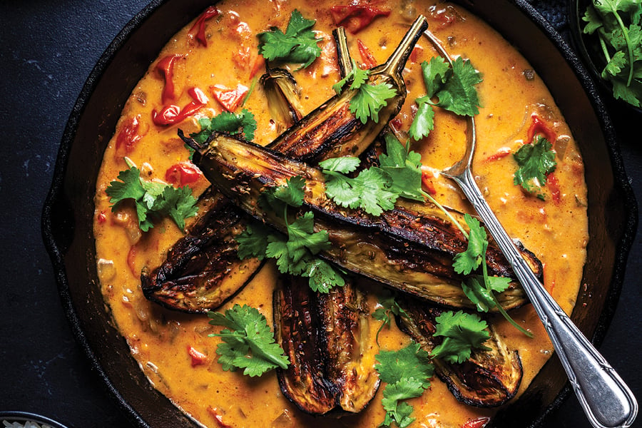 Awesome eggplant curry
