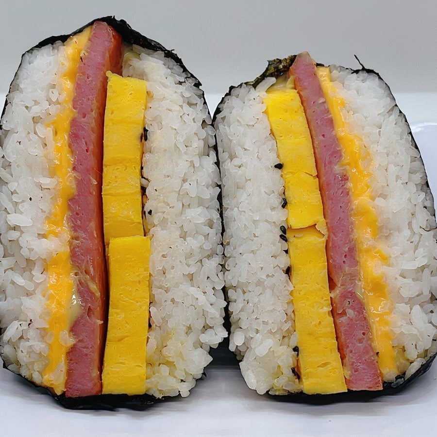 Spam, Egg, and Cheese Musubi