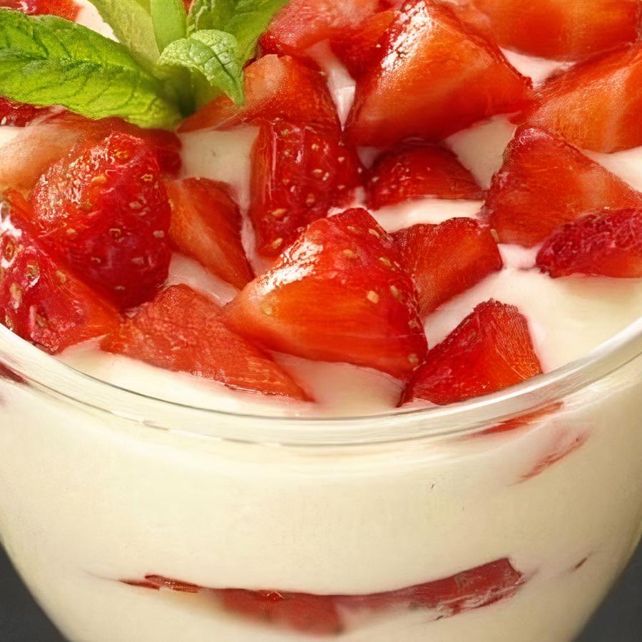 FRESAS CON CREMA  (Strawberries & cream)
